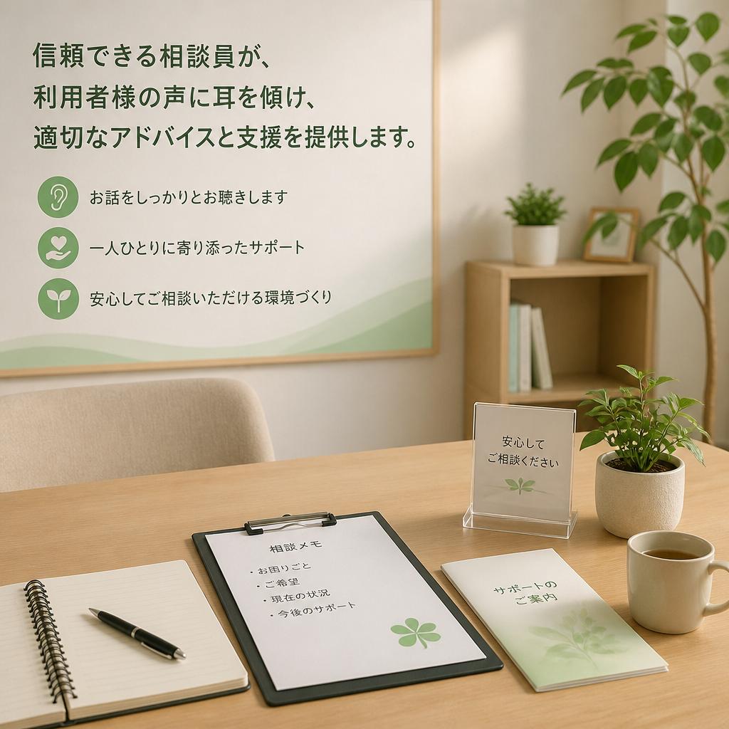 相談員の役割とサポート体制