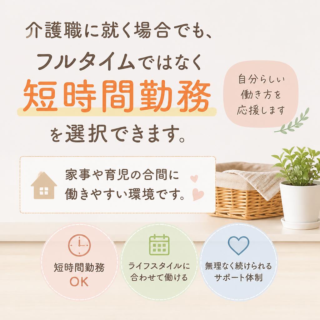短時間勤務の選択肢